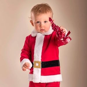 Little Boy Christmas Santa outfit 12/18 months